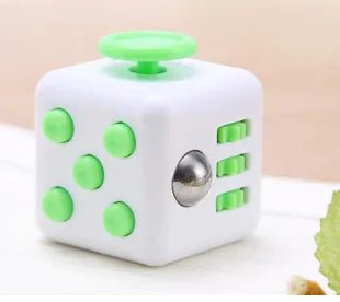 6 - Sided Decompression Fidget Cube – Stress Relief Desk Toy for Focus, Anxiety & ADHD (Quiet, Portable) - Whimsical Shoppe