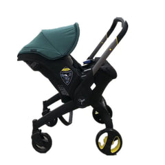 4-in-1 Baby Travel System: Cradle, Stroller, Car Seat (0-24 Months)