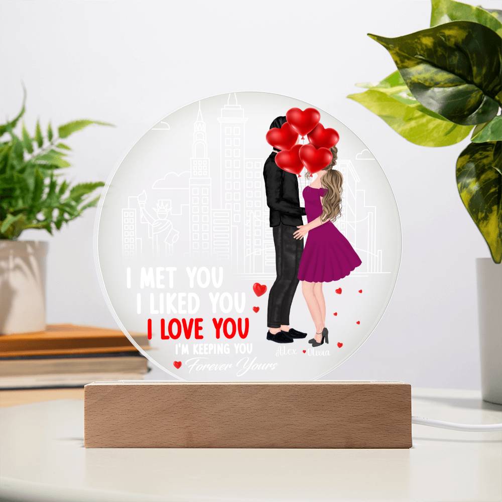 Couple LED Light Home Decor