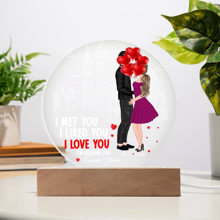 Couple LED Light Home Decor