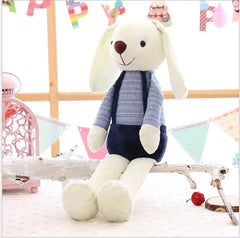 Cute Princess Bunny Plush Toy – Super Soft Rabbit Doll (40–70 cm, Blue/Red/Yellow/Green/Dark Green)