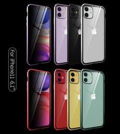 Double-Sided Glass Magnetic Phone Case for Apple