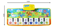 Multifunctional Musical Play Mat for Infants & Toddlers (73x35cm)