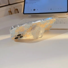 Floral Shell Case for iPhone 13/14/15 Pro Max