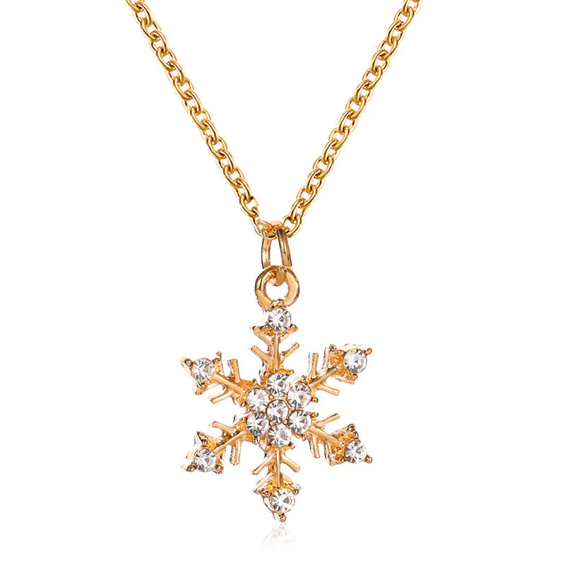 Fashionable Christmas Necklace - Alloy, Electroplated (6 Designs)