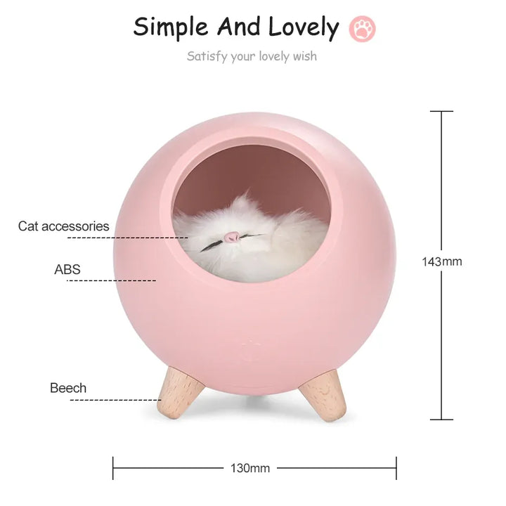 LED Cat Light USB Touch Night Light