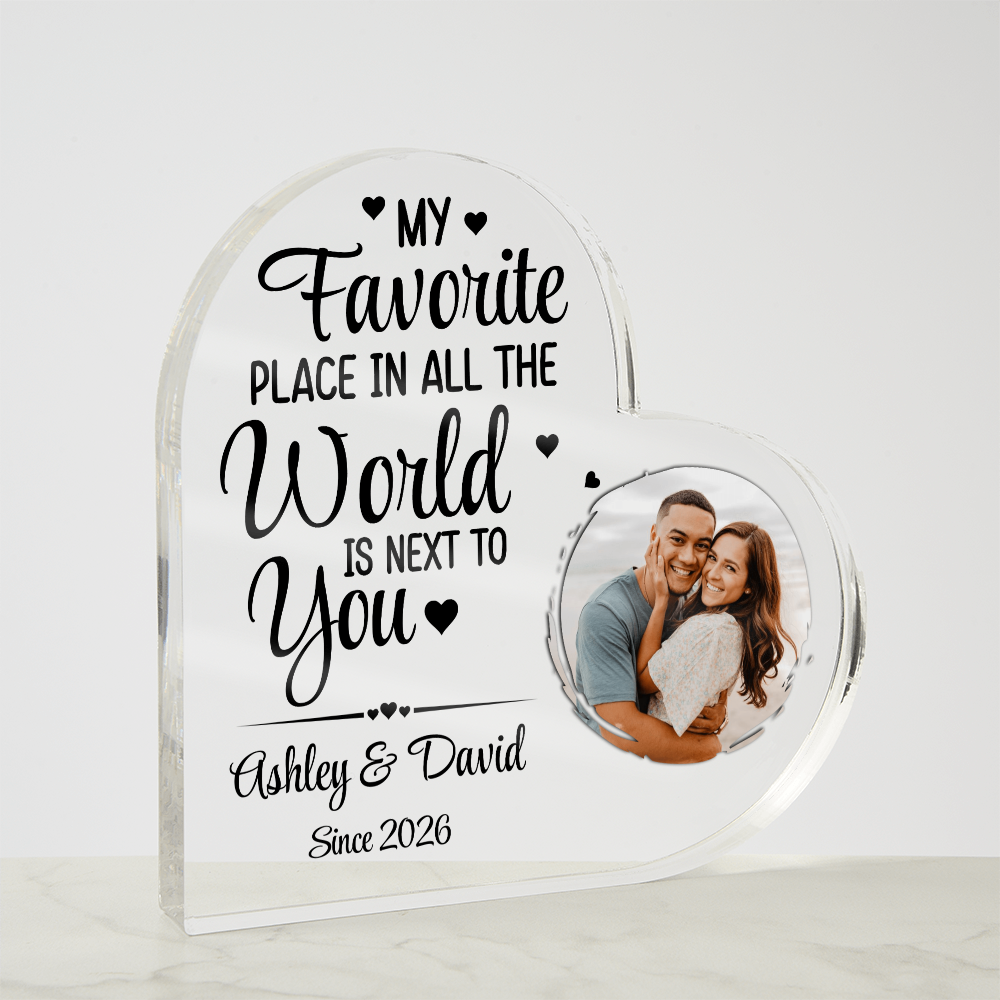 Couple Photo Acrylic Home Decor