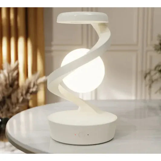 Rotating Moon Desk Lamp with Wireless Charging