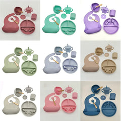 Baby Silicone Feeding Tableware Set