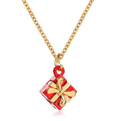 Fashionable Christmas Necklace - Alloy, Electroplated (6 Designs)