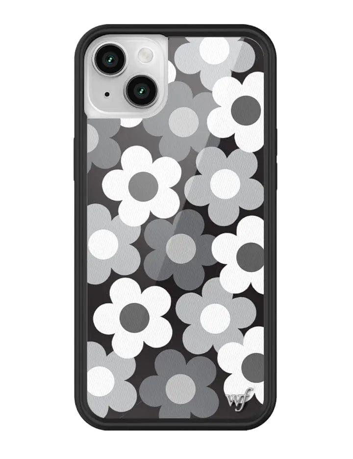 Wildflower “Priscilla” iPhone Case – Compatible with iPhone 13/14, Black Bumper, 4ft Drop-Tested, Women-Owned
