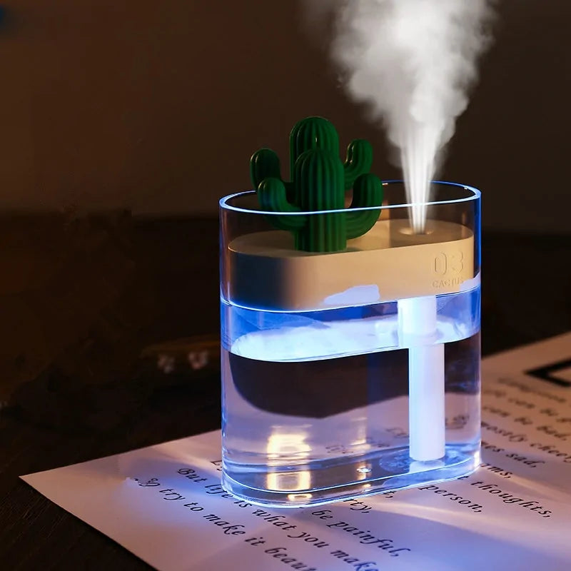 Ultrasonic Air Humidifier Clear Cactus (160 mL)