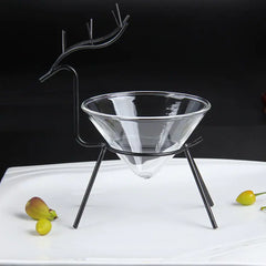 Christmas Reindeer Glass Dinnerware Bowl Set (170ML) - Borosilicate