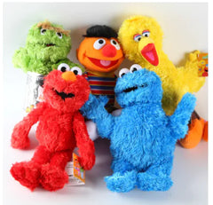 Sesame Street Plush Doll Collection - Elmo, Cookie Monster & Friends