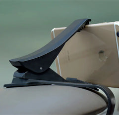 Car Dashboard Phone Mount – ABS Hands-Free Holder for Navigation & Calls (Black)