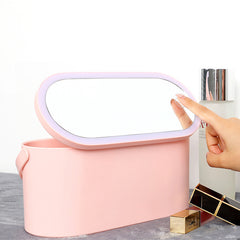 Makeup Organizer Box w/ Mirror