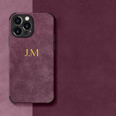 Soft Silicone Phone Case – All-Inclusive Back Cover (Imitation Leather + TPU) for iPhone, Ultra-Light 0.07 kg