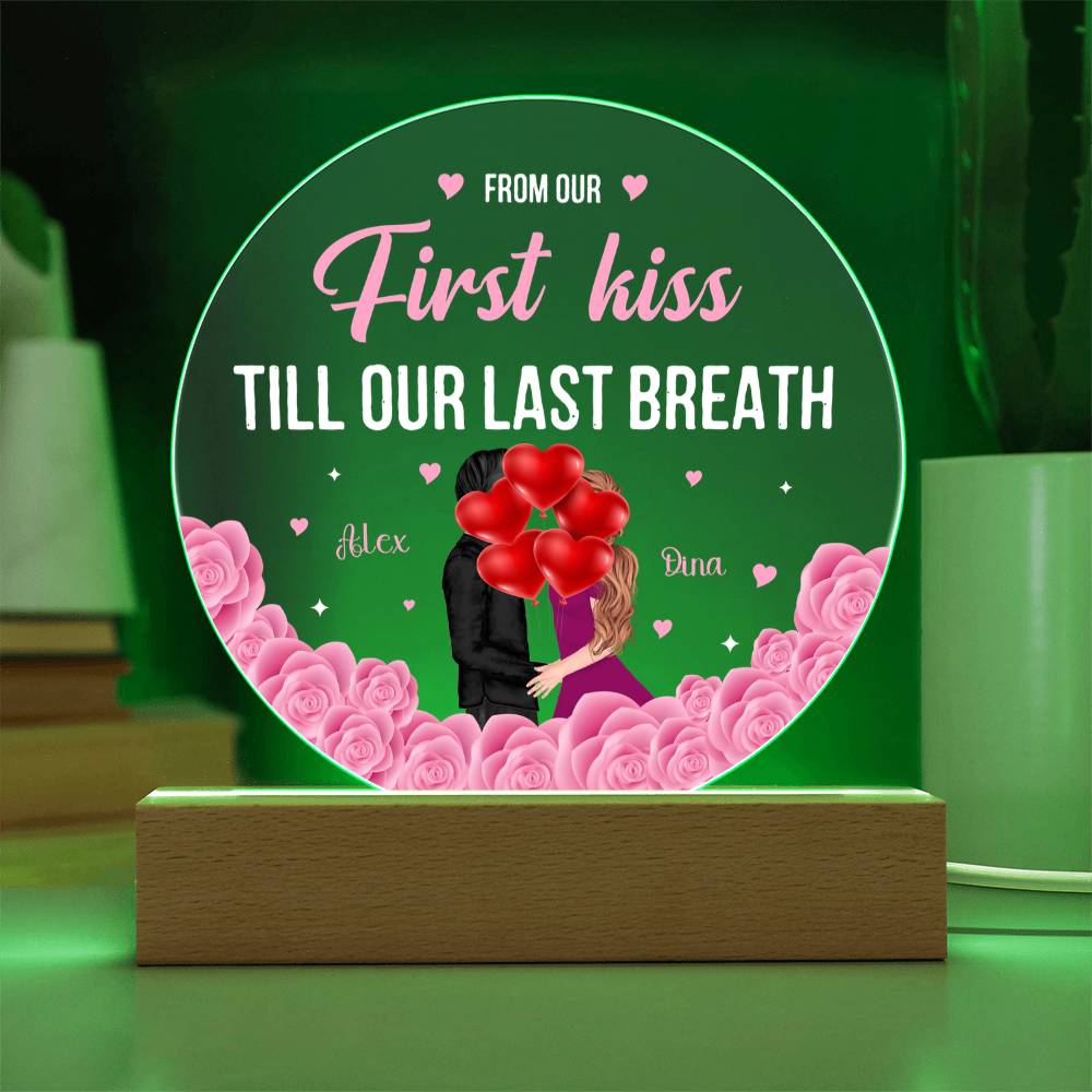 Personalized Couple LED Acrylic Plaque
