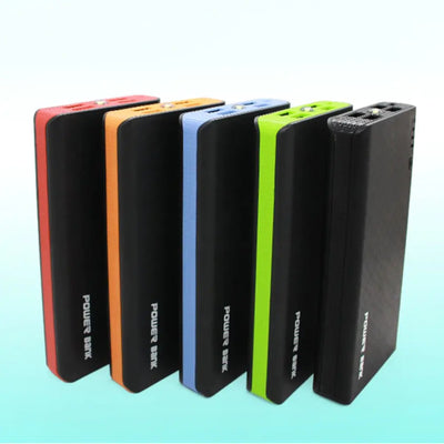20000mAh High-Capacity Power Bank – 2.1A Fast Charging, Lightweight 275g, Compact (Red/Green/Blue/Orange)