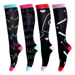 LEOSTEP Graduated Compression Socks - Support for Nurses & Runners