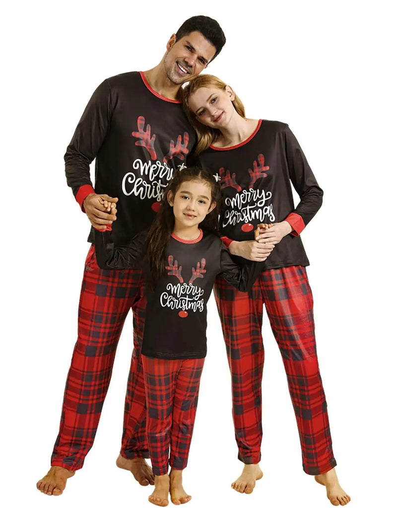 Matching Christmas Pajamas – Family & Couples Elf PJ Sets, Plaid Pants, Soft Stretch (2024, Sold Separately)