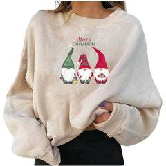 Personalized Fleece Christmas Loose Sweater - Cotton/Poly Blend (S-2XL)