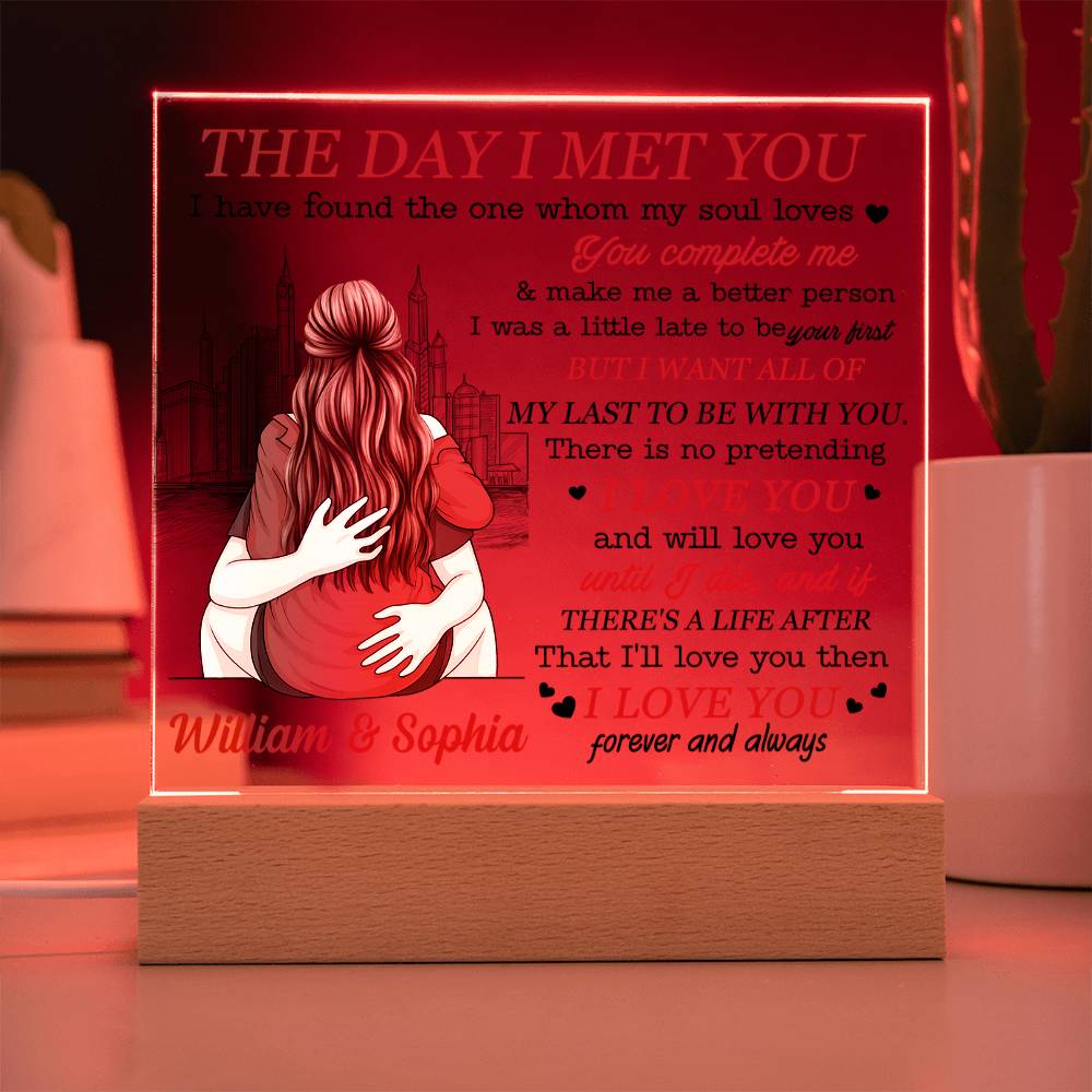 Emotional “The Day I Met You” love quote