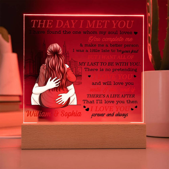 Emotional “The Day I Met You” love quote