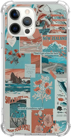 Artistic Hippy Rainbow Smiley Flower Case for iPhone 15 Pro Max