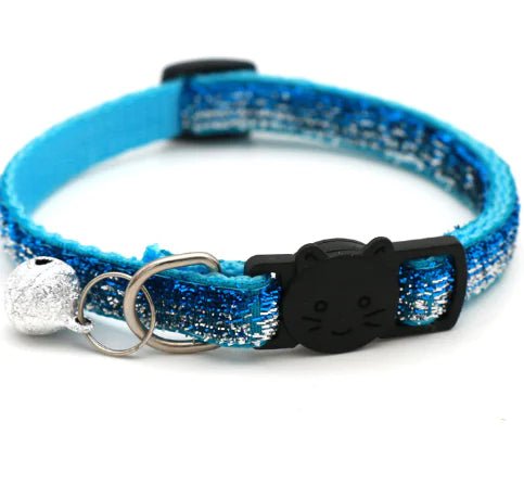 Adjustable Colorful Cat Collar with Bell for Pets - Whimsical Shoppe