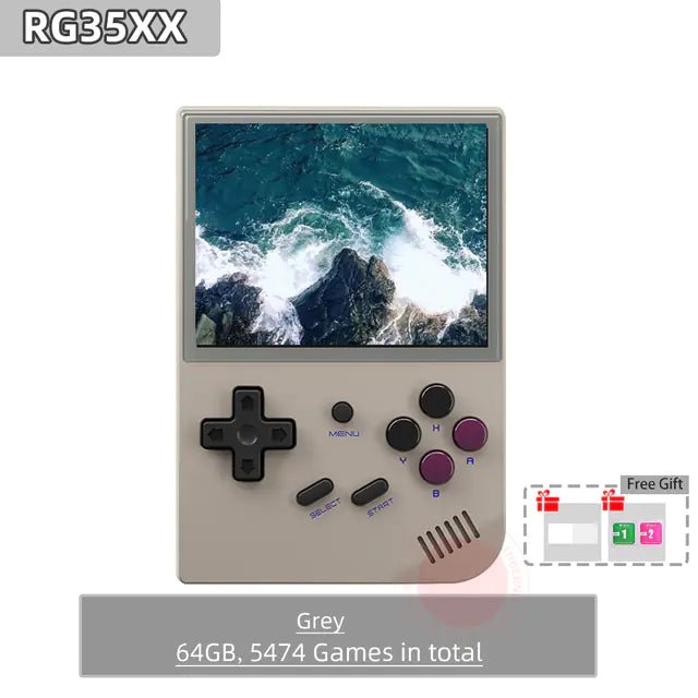 ANBERNIC RG35XX Mini Retro Handheld Game Console - 3.5 Inch - Whimsical Shoppe