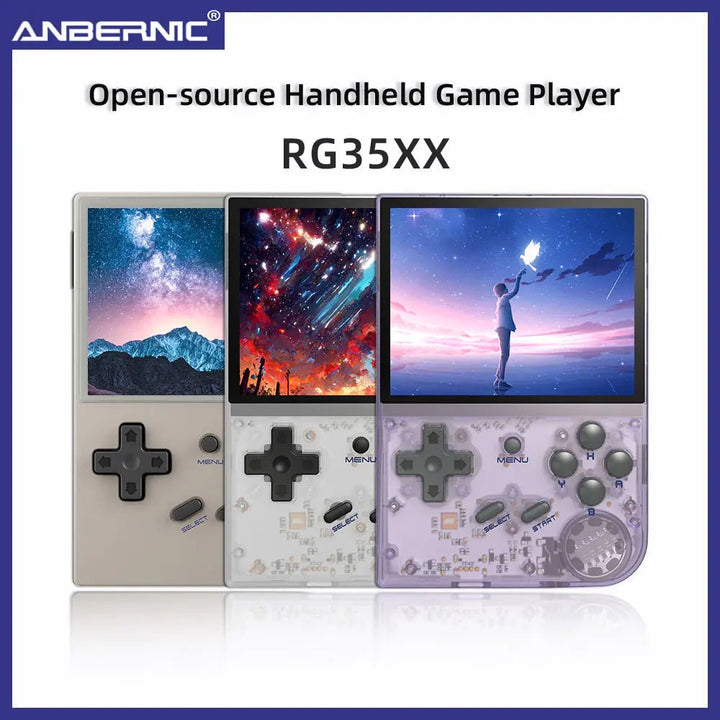 ANBERNIC RG35XX Mini Retro Handheld Game Console - 3.5 Inch - Whimsical Shoppe