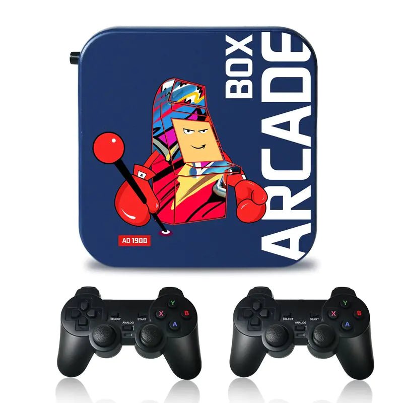 ARCADE Retro TV Game Console – 50,000 Games, Compact ABS Design, AAA Battery Powered (Ages 14+) - Whimsical Shoppe