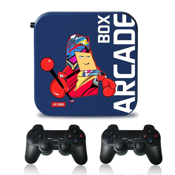 ARCADE Retro TV Game Console – 50,000 Games, Compact ABS Design, AAA Battery Powered (Ages 14+) - Whimsical Shoppe
