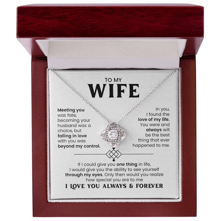 Elegant Wife Necklace Gift
