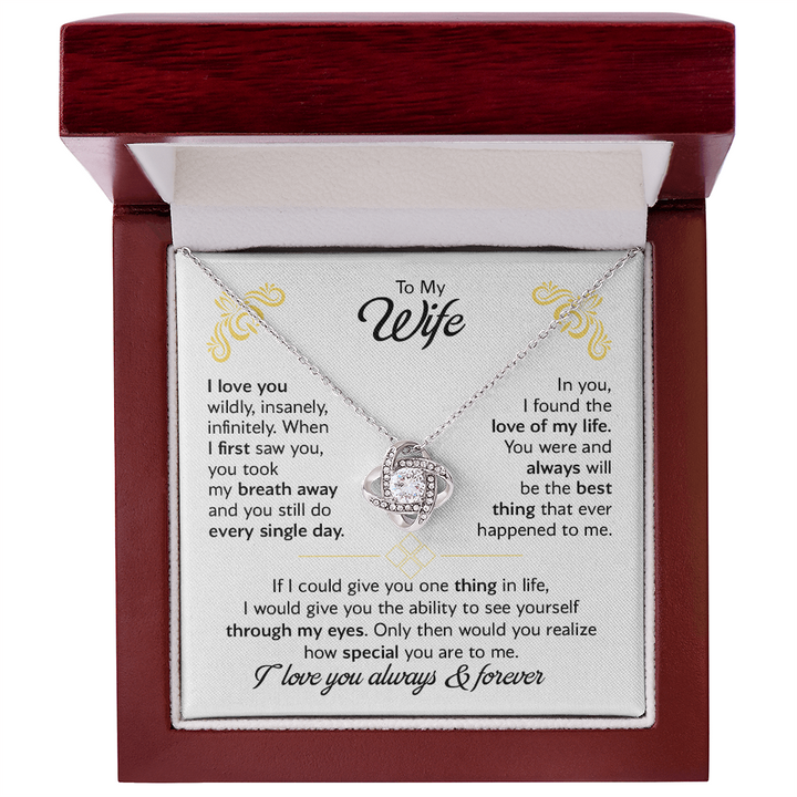 Elegant Necklace Gift for Wife
