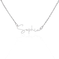 Personalized Signature Style Name Necklace