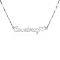 Personalized Heart Name Necklace
