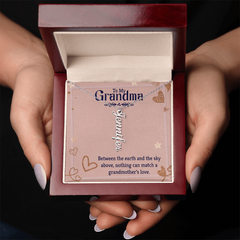 Vertical Name Necklace - For Grandma