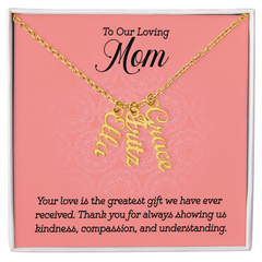 Multi Name Necklace - For Our Mom