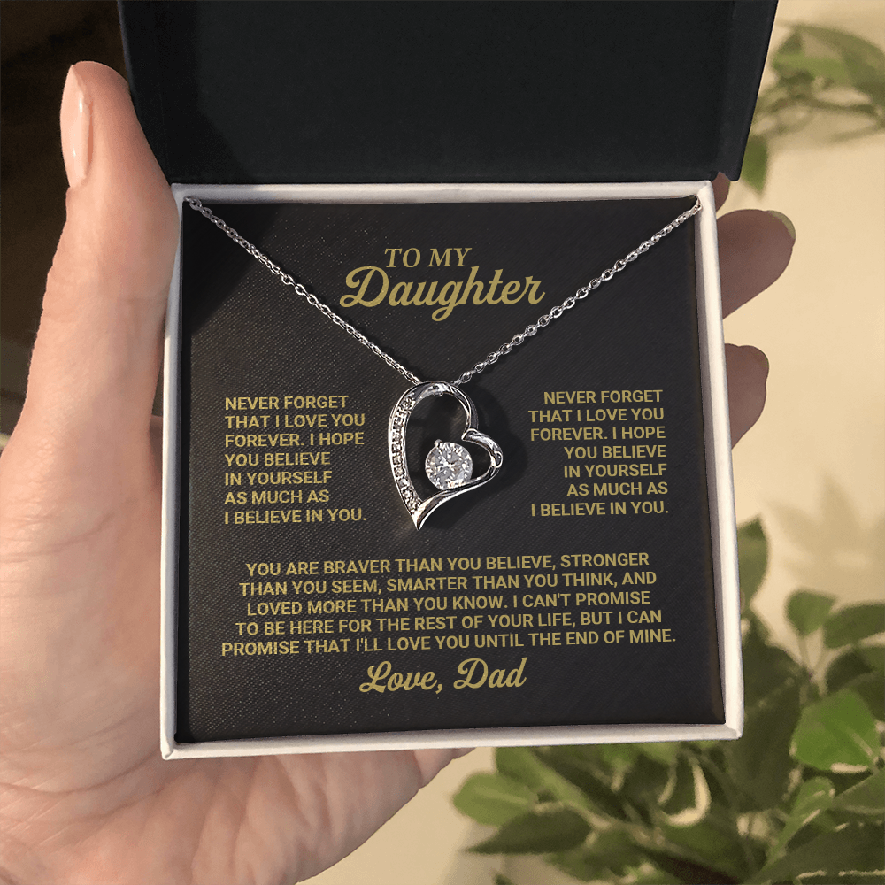 Inspirational Daughter Necklace Gift
