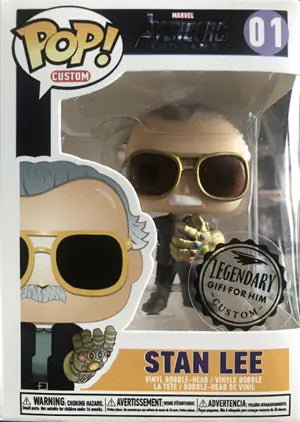Avengers Stan Lee Collectible Figurine – 11cm PVC & Vitreous Enamel Marvel Tribute (4 Color Variations) - Whimsical Shoppe