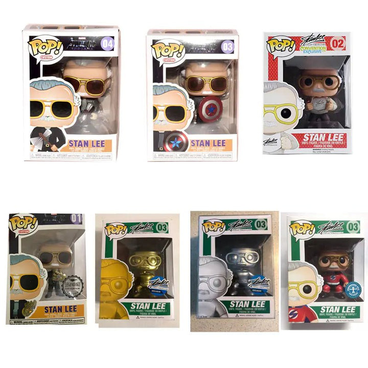 Avengers Stan Lee Collectible Figurine – 11cm PVC & Vitreous Enamel Marvel Tribute (4 Color Variations) - Whimsical Shoppe