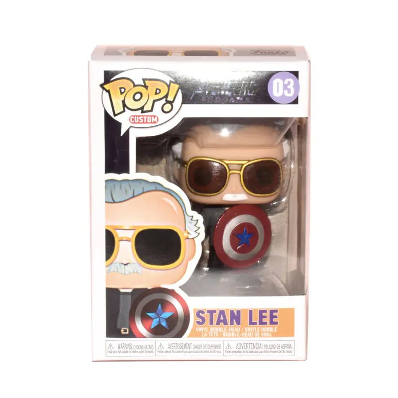 Avengers Stan Lee Collectible Figurine – 11cm PVC & Vitreous Enamel Marvel Tribute (4 Color Variations) - Whimsical Shoppe