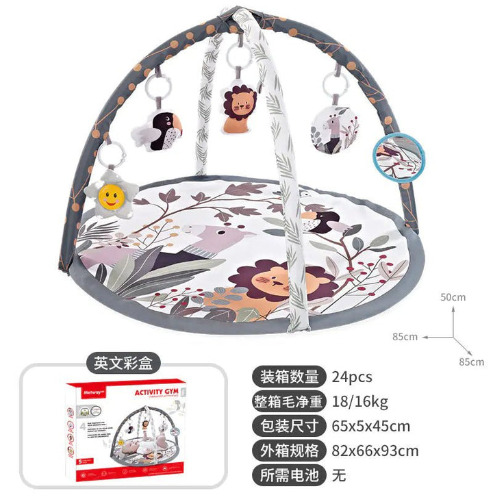 Baby Play Gym with Ocean Balls & Activity Fence – Soft Fabric Mat for Newborn–12 Months (18 Variations) - Whimsical Shoppe