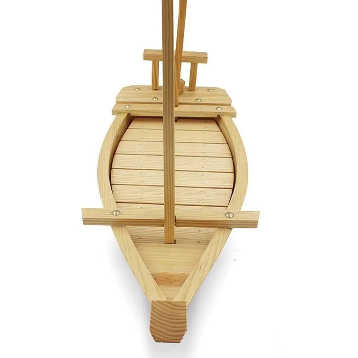 Bamboo Dragon Boat - Wooden Sushi Serving Platter - Whimsical Shoppe