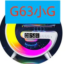 BT - 3401 Bluetooth Speaker with Colorful Atmosphere Light – Wireless 5.0, Clock & Alarm Function (Portable 0.87KG) - Whimsical Shoppe