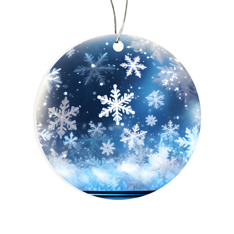 Snowflake Acrylic Ornament – 3