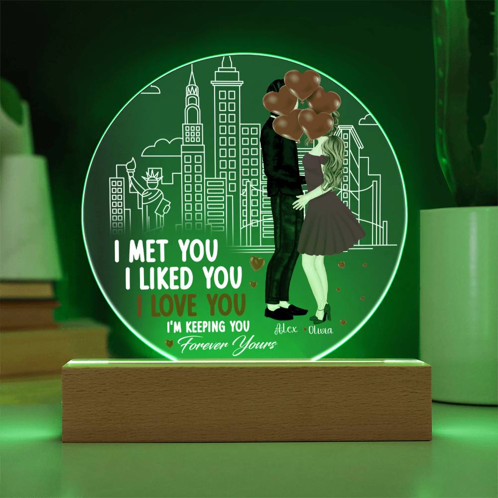 Anniversary Gift Acrylic Plaque