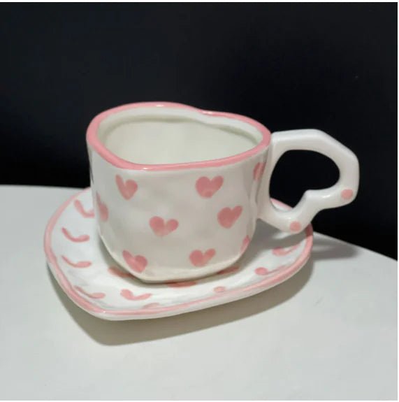 Charming Ceramic Mugs for Girls – Cute and Stylish Design - Whimsical Shoppe